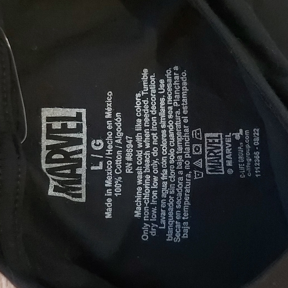 Venom Marvel T-shirt Men’s Size Large Unisex Black NWT - Picture 2 of 6